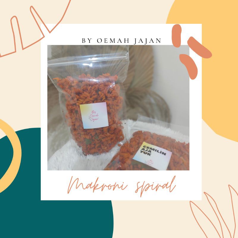 

MAKRONI SPIRAL / MAKRONI DAUN JERUK /MAKRONI PEDAS