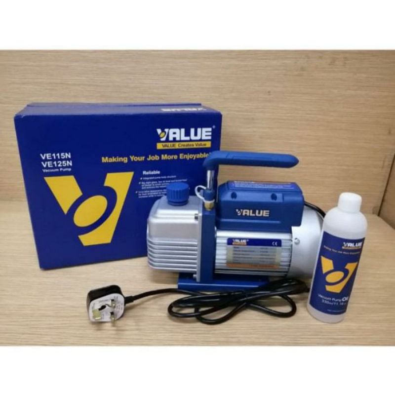 MESIN VAKUM AC VAKUM PUMP VALUE 1/4 PK/HP ORIGINAL VE 115