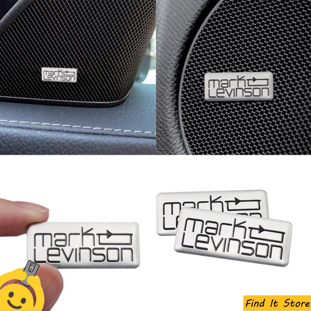 Emblem 3D Aluminium Mark Levinson badge speaker (bkn harman / kardon JBL)