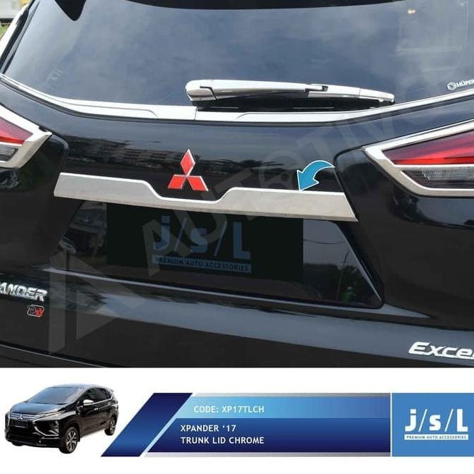 Lis List Chrome Bagasi Belakang Xpander Trunk Lid Chrome