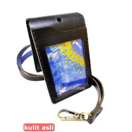 

iD card holder kulit asli - name tag kulit asli costum nama perusahaan dan photo i