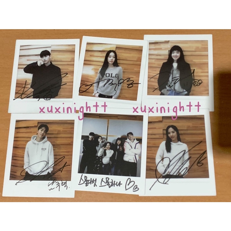 polaroid 2521 signed SET