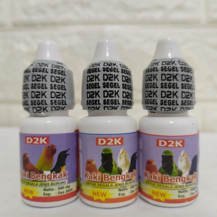 D2K Kaki Bengkak obat burung kaki bengkak memborok bernanah benjolan di tubuh