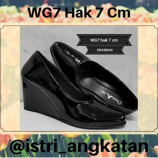 Sepatu Wedges 7 Hak 7 Cm