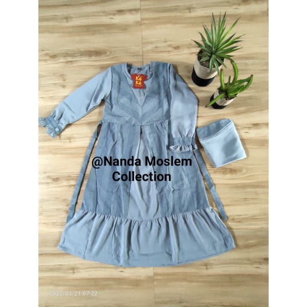 Gamis Anak KEKE Size 0 ~ 12 Haura Series 2113