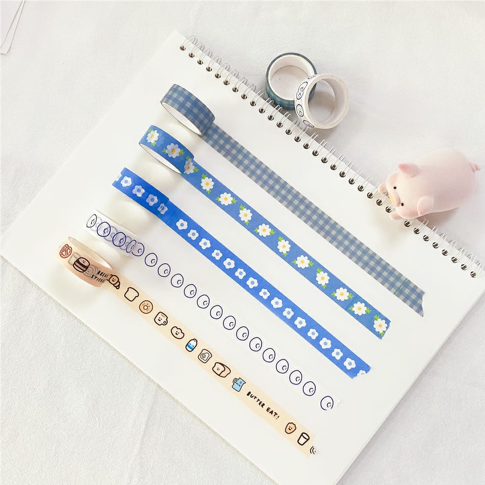 

[PersonaCity] Washi Tape Bunga Biru Lucu DIY