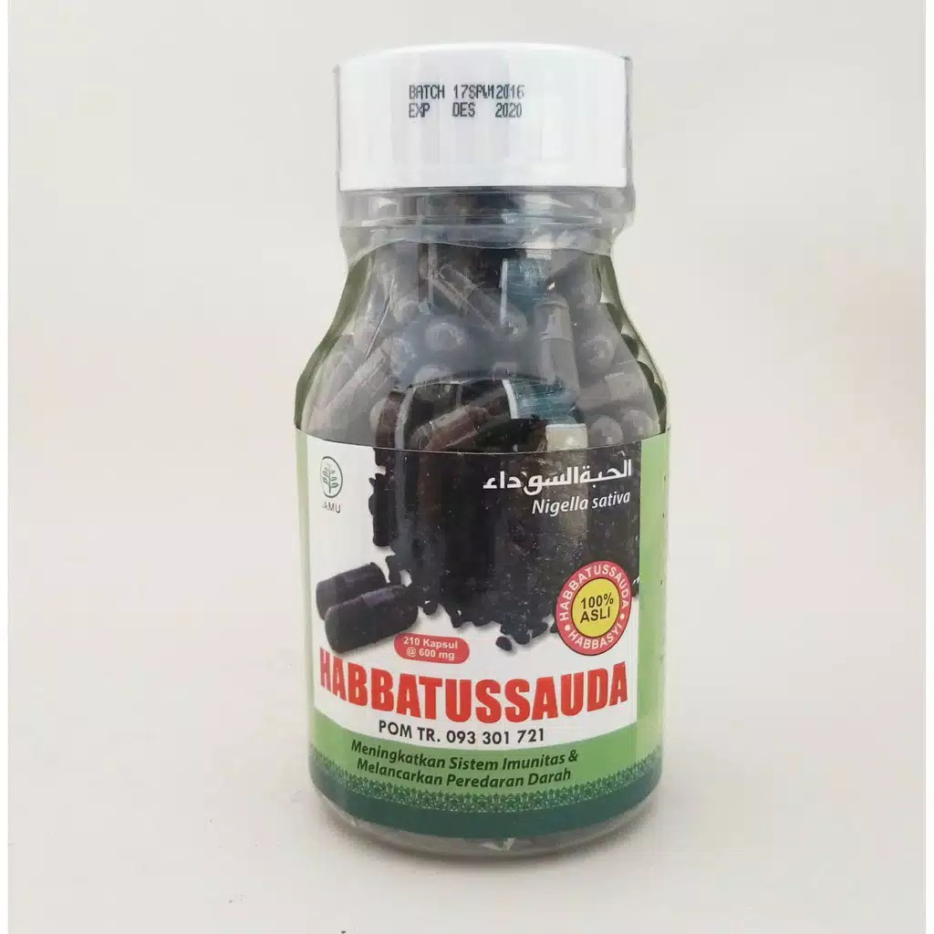 HABBATUSSAUDA Herbal Niaga Utama HNU 210 Kapsul | Habatusauda