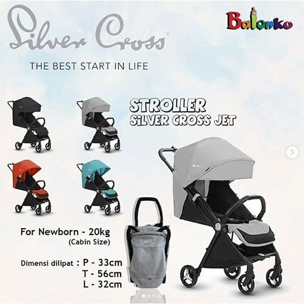 silver cross jet stroller mandarin