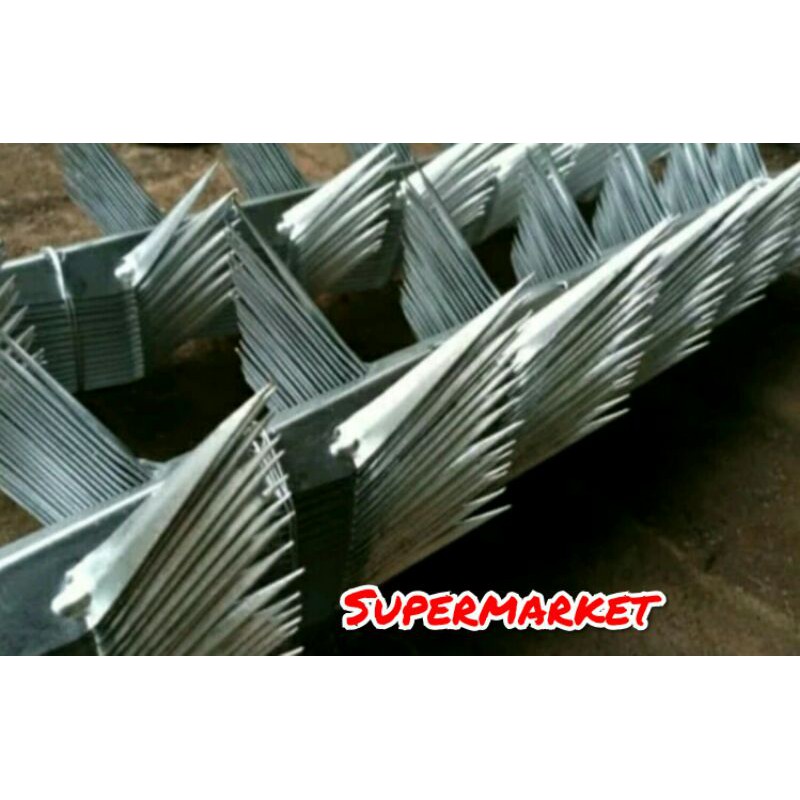 Wall Spike Anti Maling Panjat Tembok Pagar Kawat 0.8x29x600mm