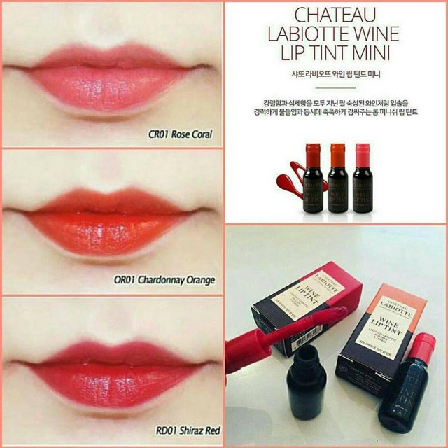 Chateau Labiotte Wine Lip Tint Mini 3gr