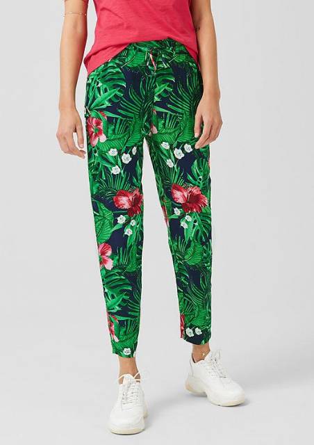 CELANA floral trouser pants