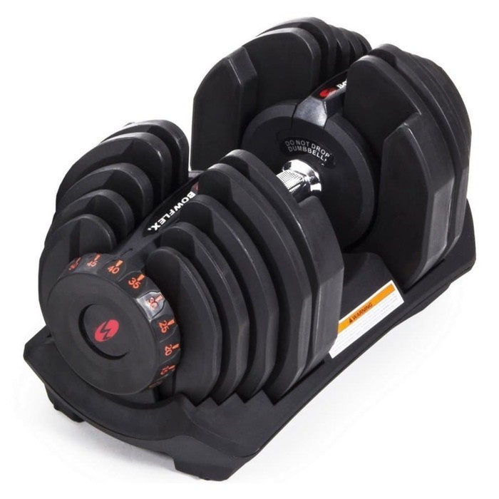 Bowflex SelectTech 1090i Dumbell/Barbel/Homegym/Fitness max 90 pounds adjustable dumbbell