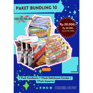 Jual Paket Bundling Snack Jadul Superco Saltchese Combo Combociz