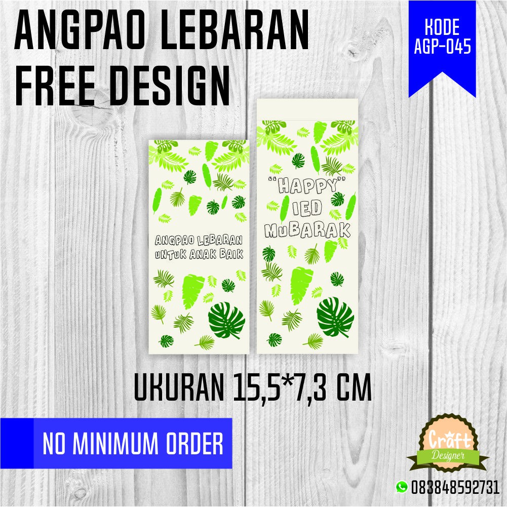 

Amplop Angpao Lebaran Murah Custom Design 045