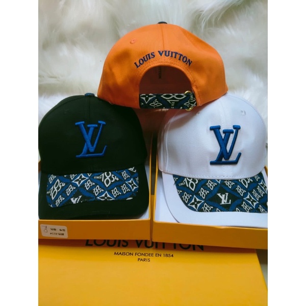 Topi louis Vuitton import free box topi lv pria dan wanita