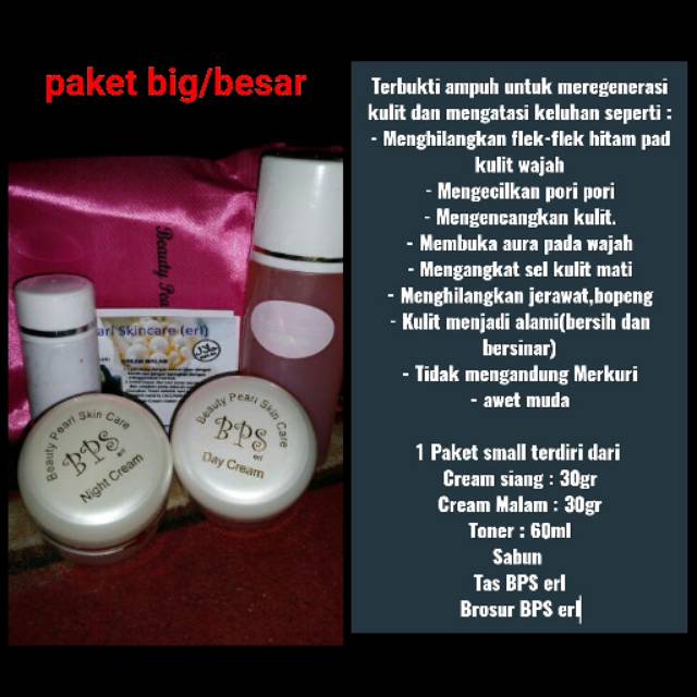 Cream bps erl racian farmasi