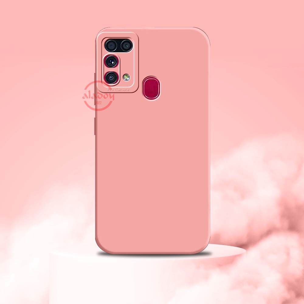 Soft Case Samsung M21 / M30S / M31 Case Liquid Silicone Pro Camera Premium Casing