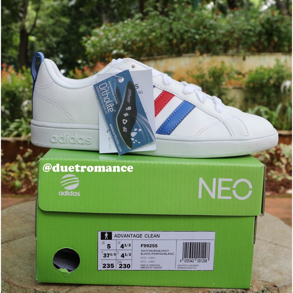 BNIB Adidas Neo Advantage Clean France Stripe F99255 Original | Shopee  Indonesia