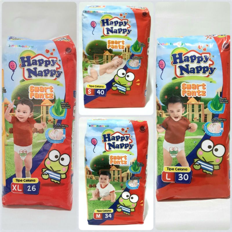 Happy Nappy Smart Pantz S40 / M34 / L30 / XL26