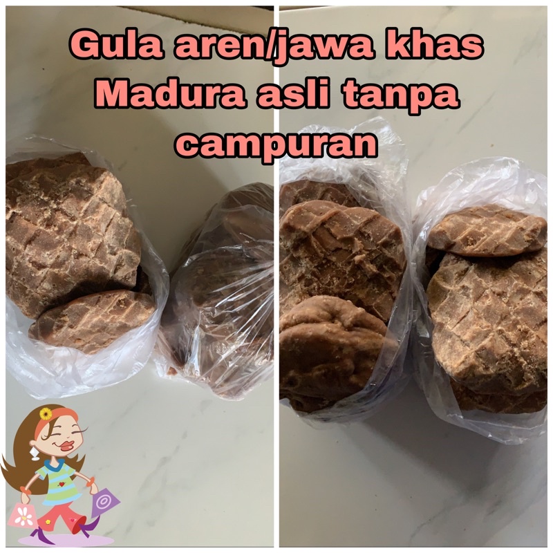 

Gula jawa/aren khas Sumenep Madura asli tanpa campuran 1kg