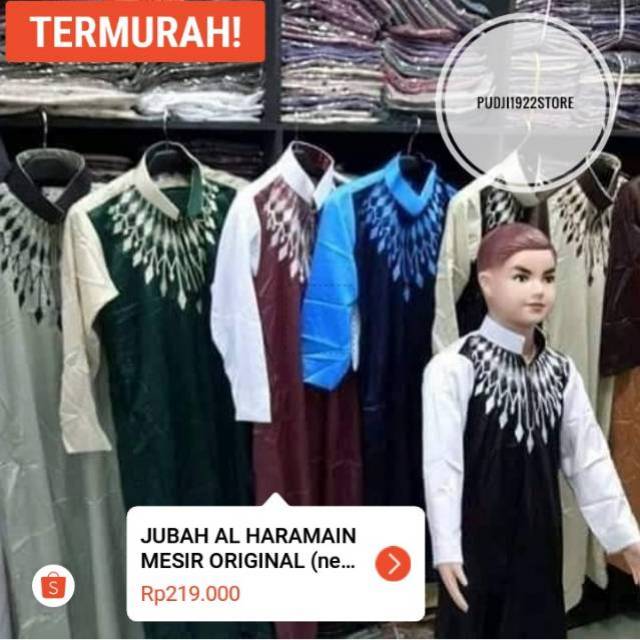 JUBAH MESIR AL-HARAMAIN ORIGINAL (ANAK + REMAJA )