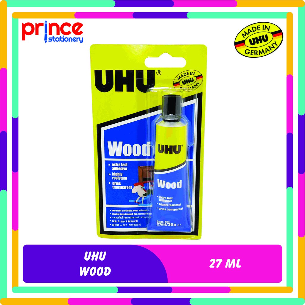 

LEM KAYU UHU WOOD BLISTER 27 ML