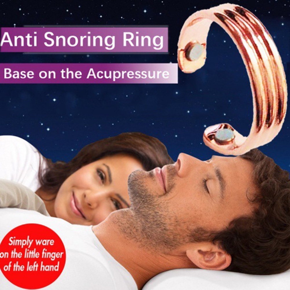 Hu Hu Hu Hu Hu Alat Bantu Pasang Kacamata♡ Cincin Magnetik Model Terbuka Anti Mendengkur Untuk Pereda Nyeri