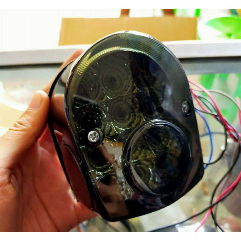 Stoplamp lampu belakang honda c70 led + lampu sein c70