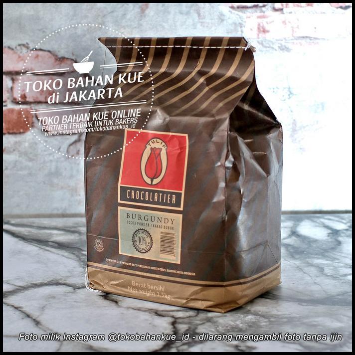 

Tulip Burgundy Pure Dark Cocoa Powder Coklat Bubuk Cokelat 2,5Kg/1Sak