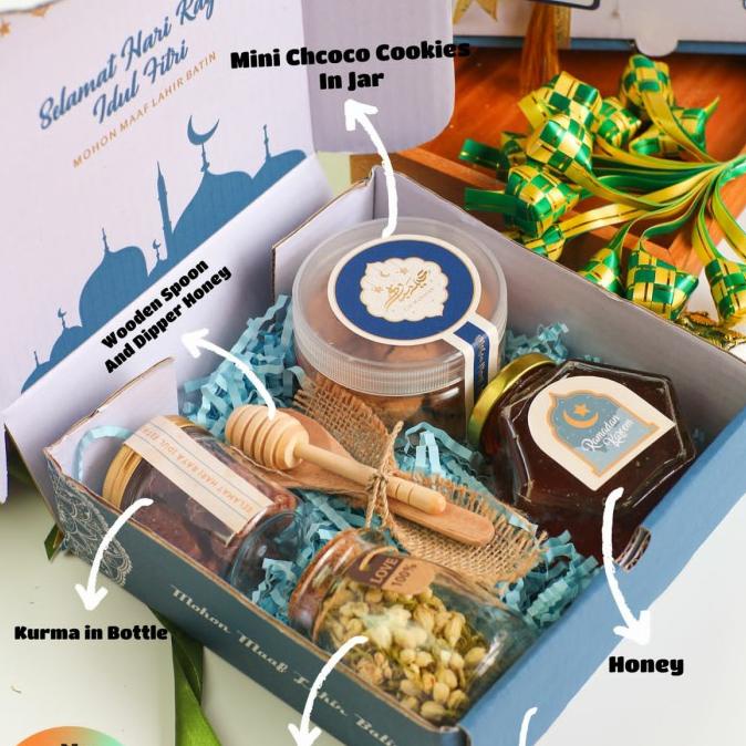 

Hampers Idul Fitri 2022 Murah Meriah Paket Complete Honey,Tea,Cookies Midlethreemald