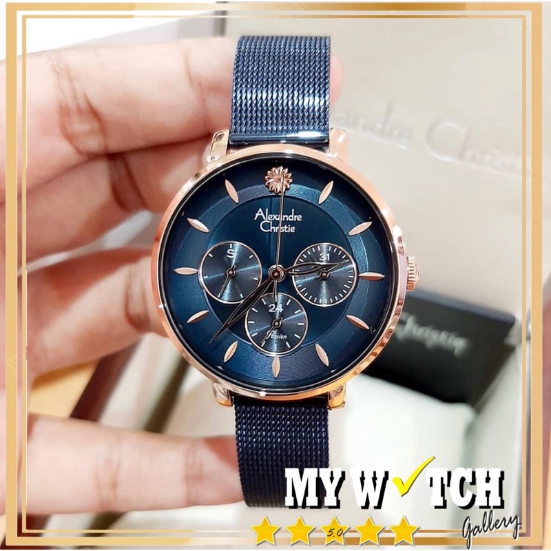 Alexandre Christie / Alexander AC 2959 BF Jam Tangan Wanita Original Diameter 3,8 cm