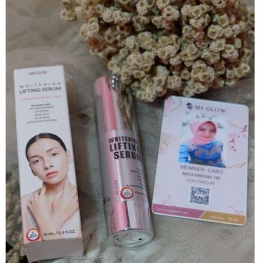 MS GLOW LIFTING SERUM AGEN MUARA ENIM
