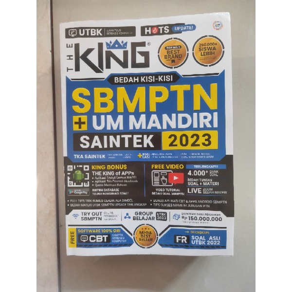 

KING SBMPTN UM MANDIRI SAINTEK 2023