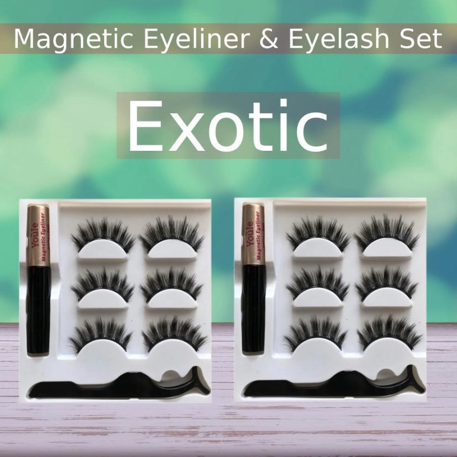 Youle Magnetic Eyeliner and Eyelash Set - Exotic