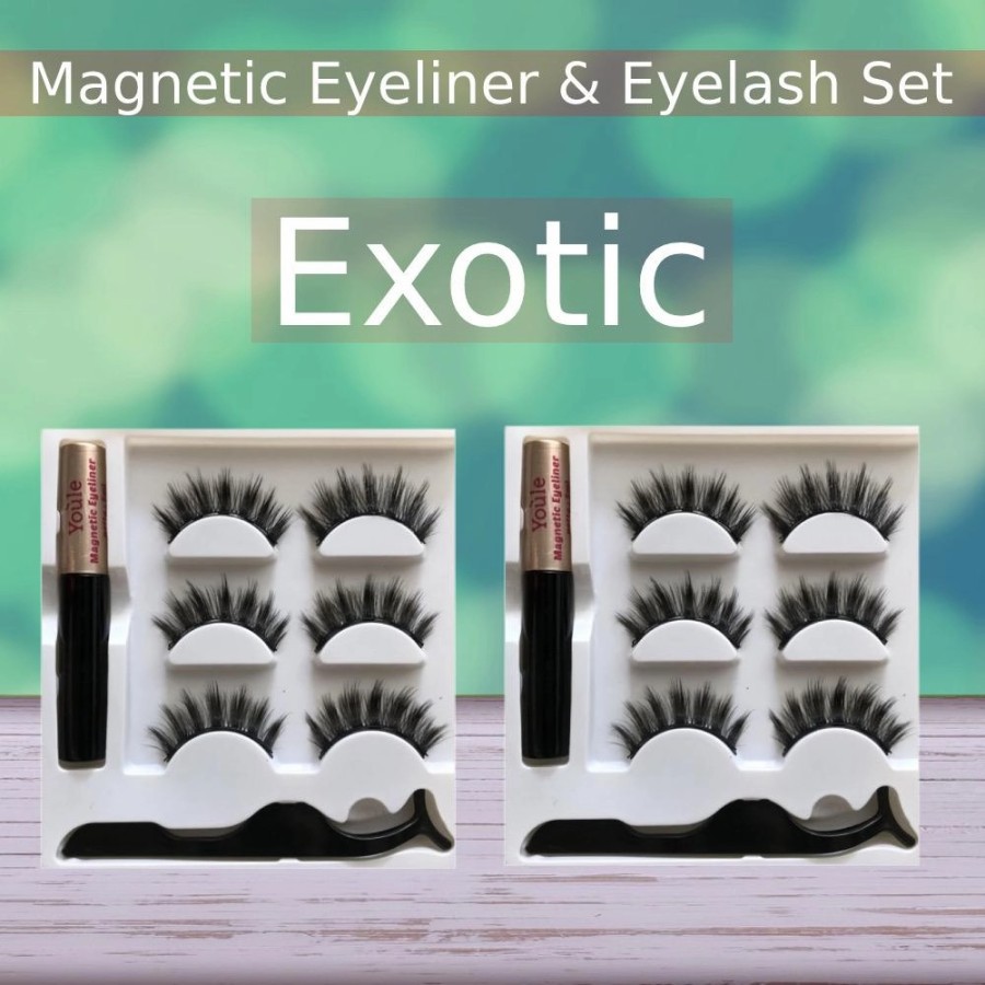 Youle Magnetic Eyeliner and Eyelash Set - Exotic