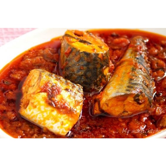 Nison Sarden saus sambal Sardine155gr &amp; 425 gr Extra Hot Sauce Makanan Kaleng seafood kaleng