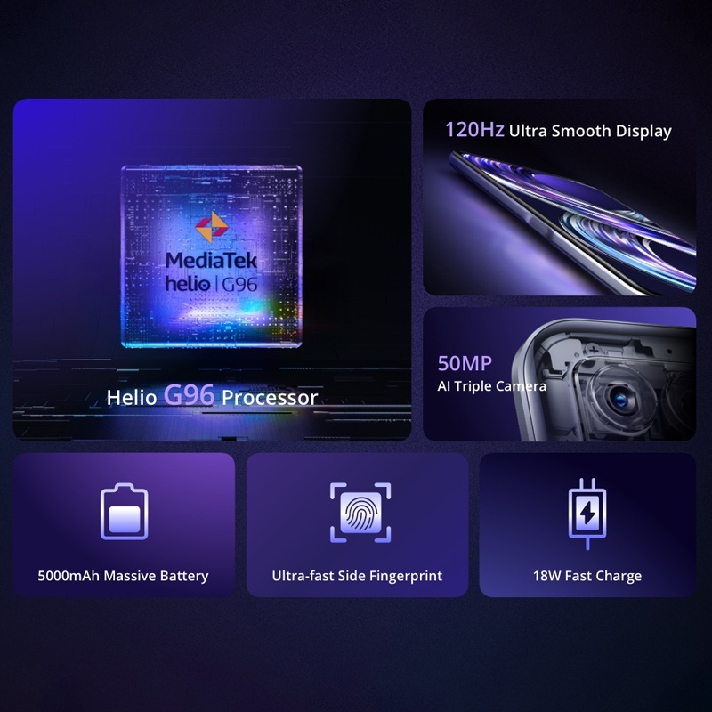REALME 8i 4/64GB 6/128GB NEW GARANSI RESMI REALME SERVICE INDONESIA COD-7