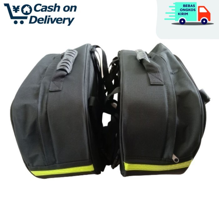 Tas Samping Motor Bentuk Oval - Side Bag BAYAR DITEMPAT COD Side bag