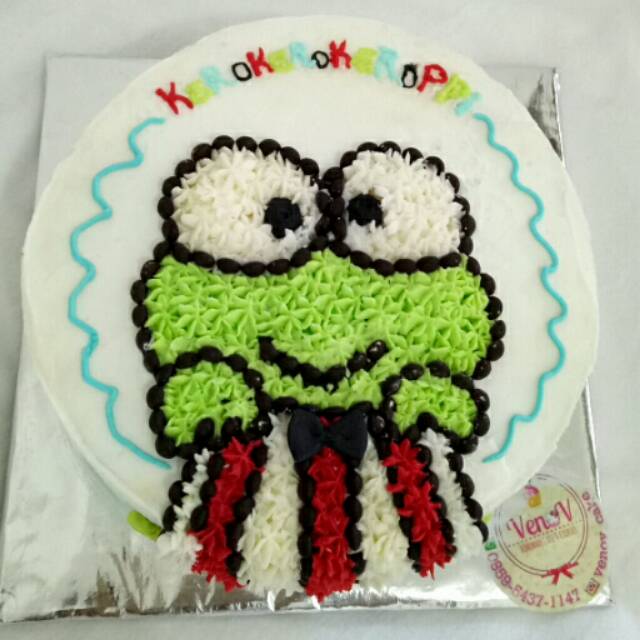 

Birthday Cake Kue Tart Ulang Tahun Ultah Anak Lucu Karakter Keroppi by Sanrio Malang