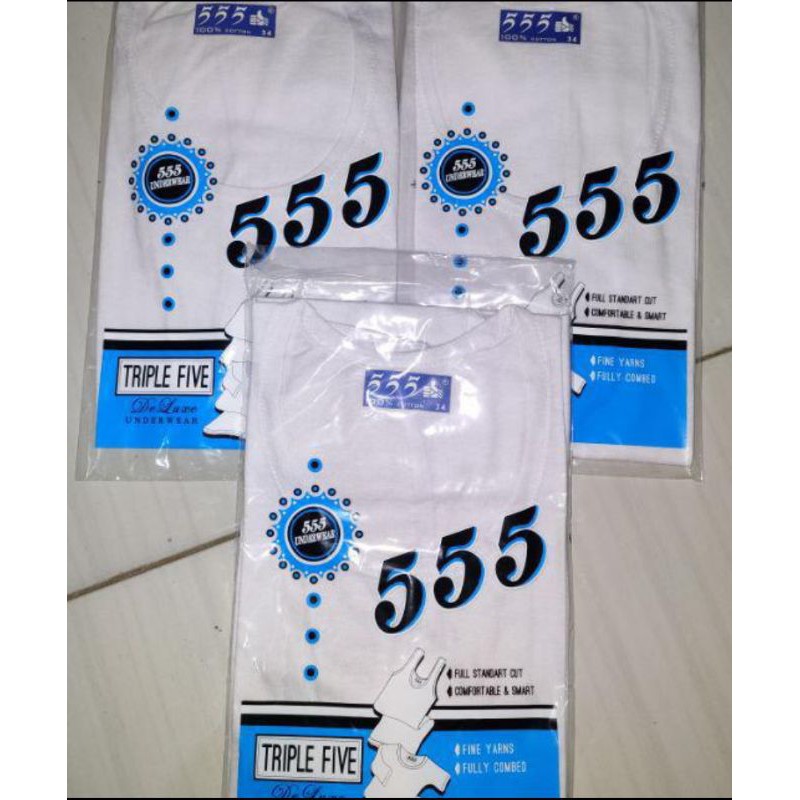 singlet 555 size 34/36 dewasa