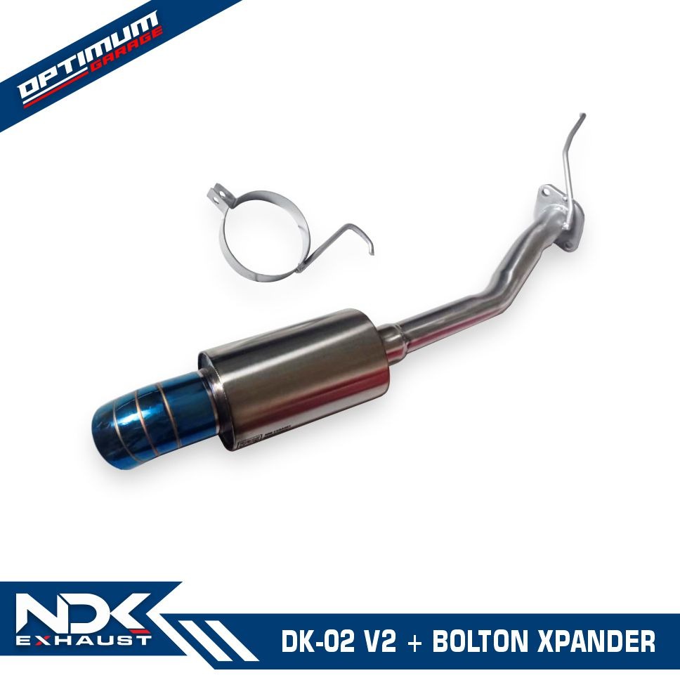 Knalpot Mobil Ndk Exhaust Muffler Dk-02v2 Plus Bolton Mobil Mitsubishi Xpander