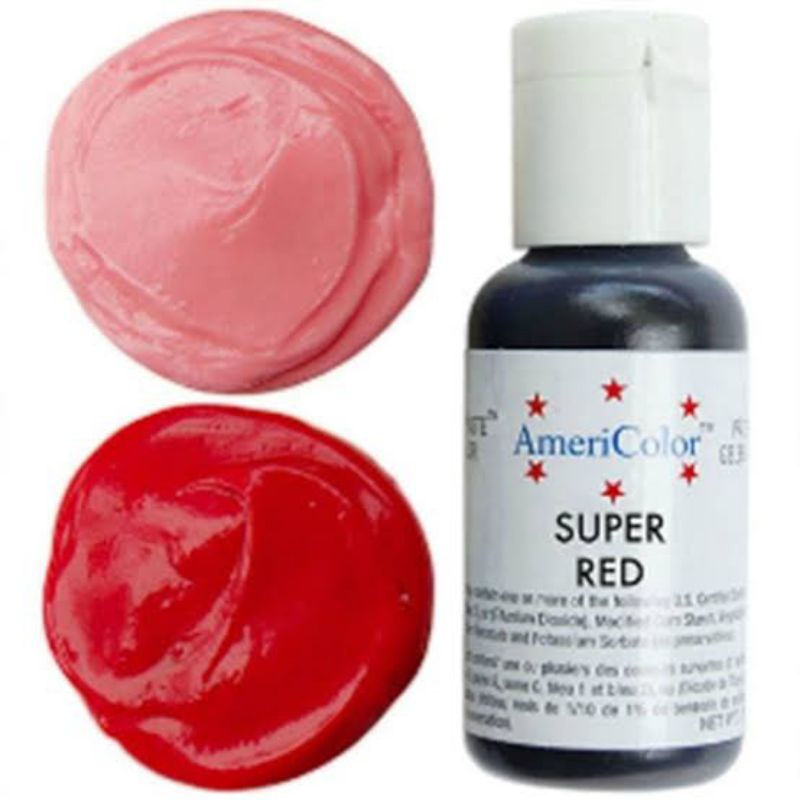 

Americolor Softgel Paste Super Red pewarna merah