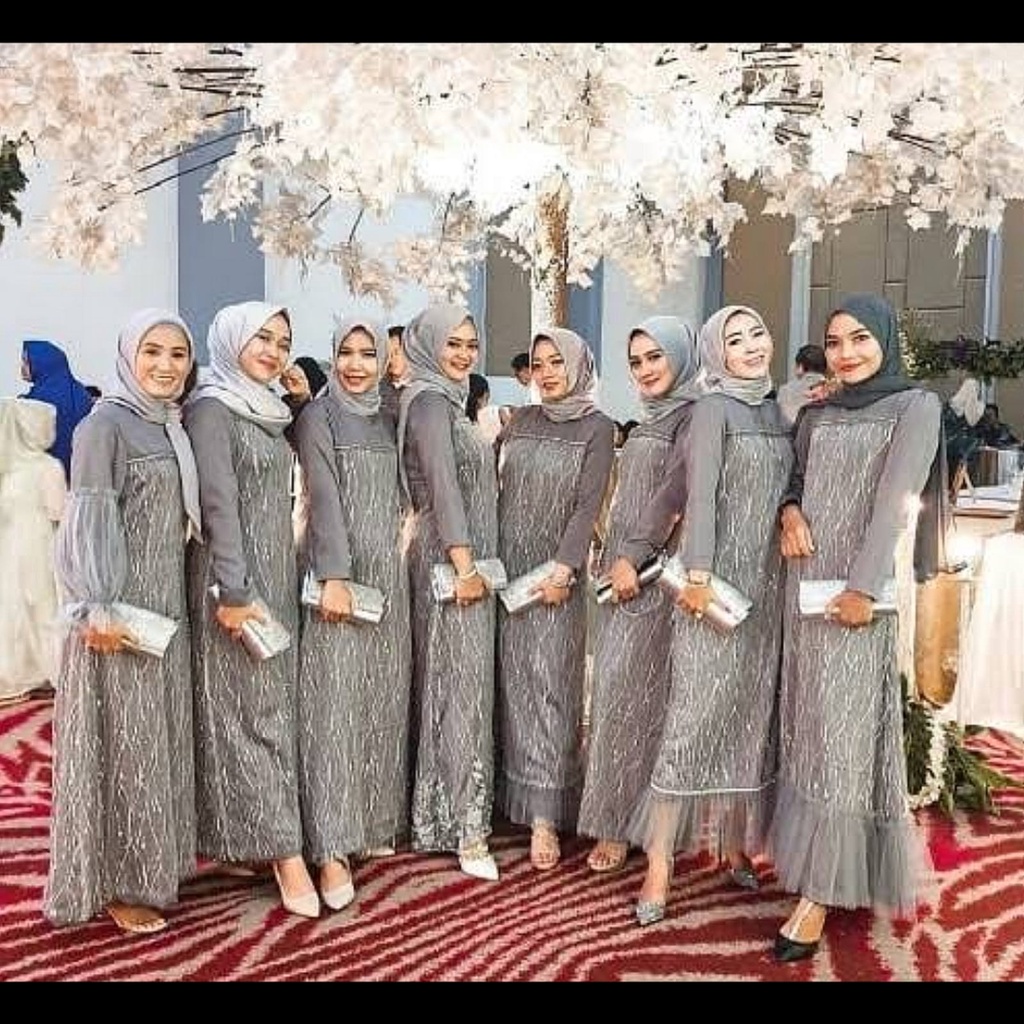 Seragaman Bridesmaid khusus tile saja / Baju Nikah / Baju Wisuda/ Seragaman Keluarga