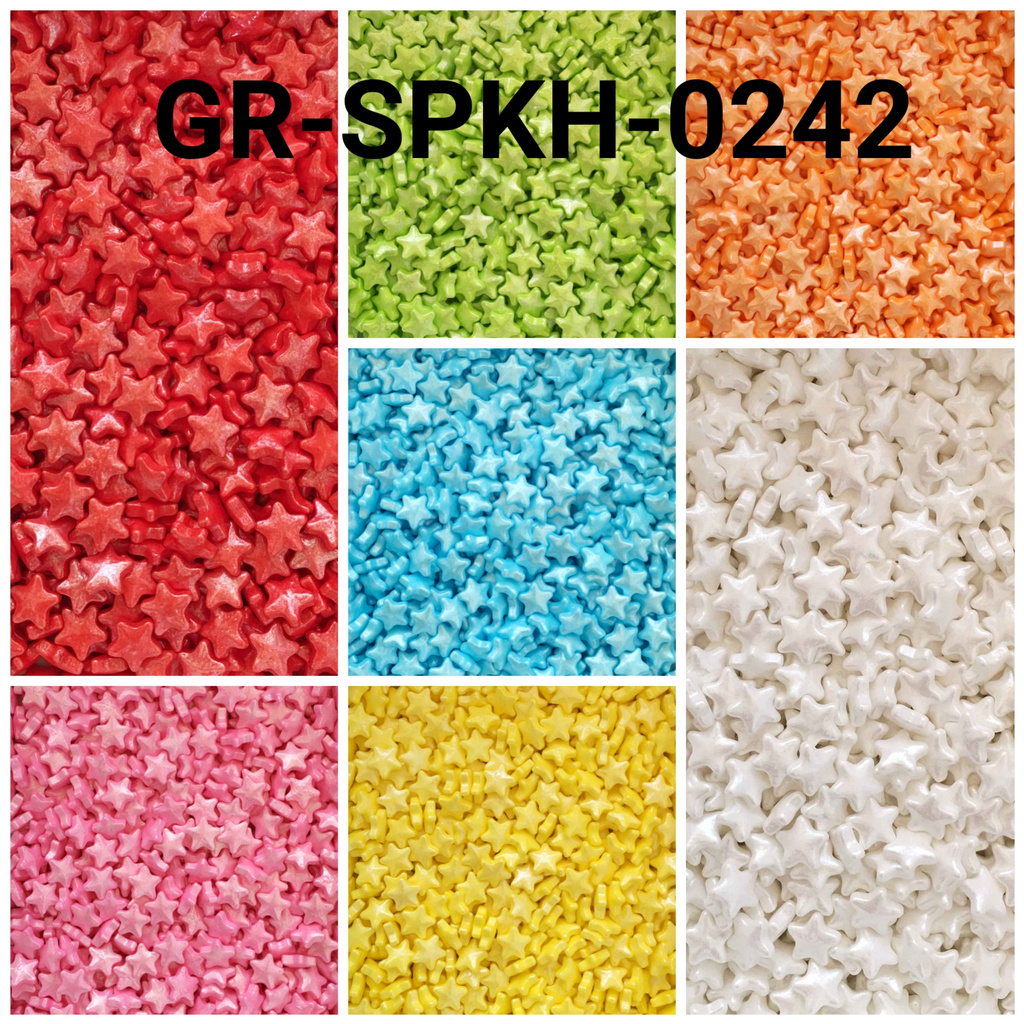 

GR-SPKH-0242 Sprinkles sprinkle sprinkel 500gr bintang orange merah yamama baking grosir murah sprinkles cake dekorasi mutiara trimit decoration story sprinklestory sprinklesstory sprinkle story yamama baking