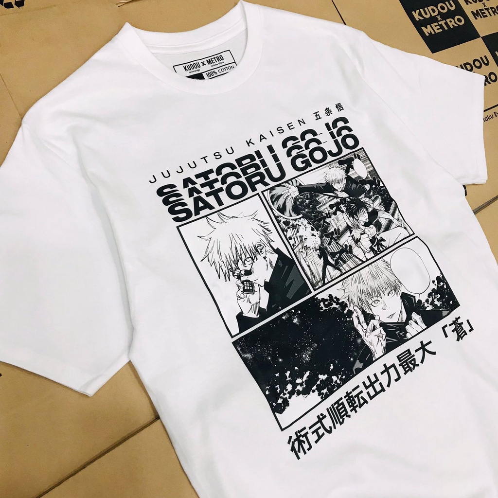 Tshirt Satoru Gojo Streetwear White