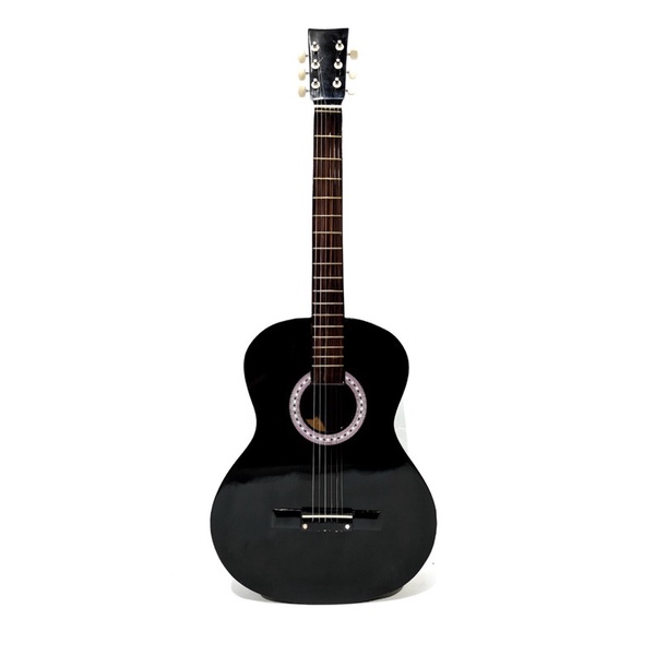 Gitar Akustik Yamaha Tipe F310 P Warna Hitam Model Bulat Senar String buat Pemula atau Belajar Murah Jakarta
