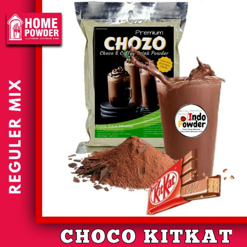 

Bubuk Minuman Drink Powder Chozo Rasa Choco Coklat Kitkat 1Kg Minuman Coklat Kekinian