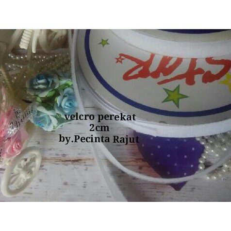 

Velcro perekat warna putih 2cm bagus murah A8i775