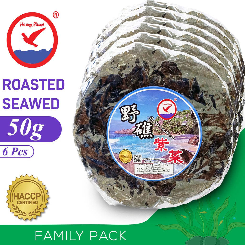 

Herring Brand Family Pack Rumput Laut Kering 50 g - 6 pcs
