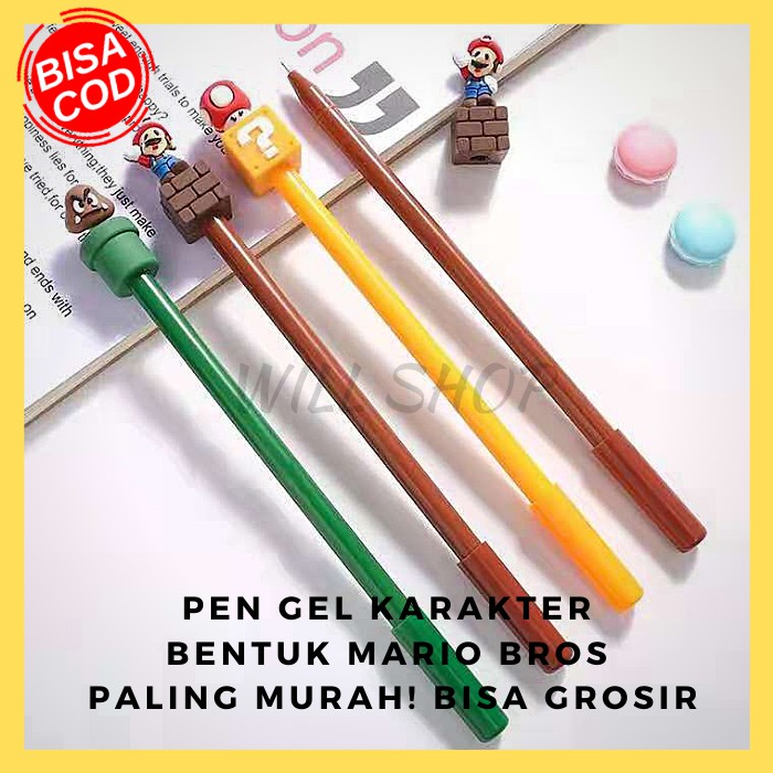 

GROSIR PEN GEL KARAKTER MARIO BROS LUCU TERMURAH PULPEN KARTUN MURAH BOLPEN BISA COD